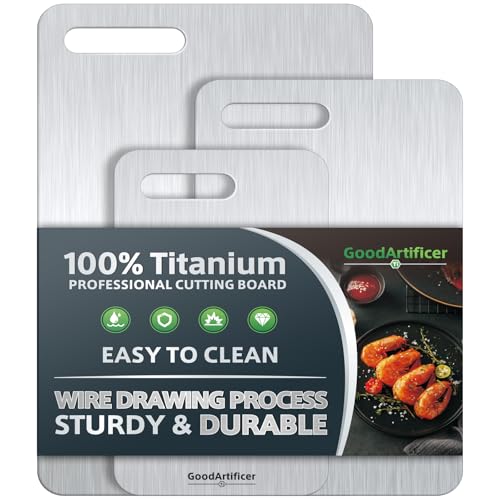 50% Off Titanium Cutting Board Set with Code 2S7CZJPQ