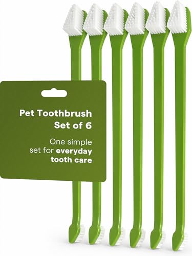 50% Off Pet Toothbrush Set for Dogs & Cats - 6-Pack