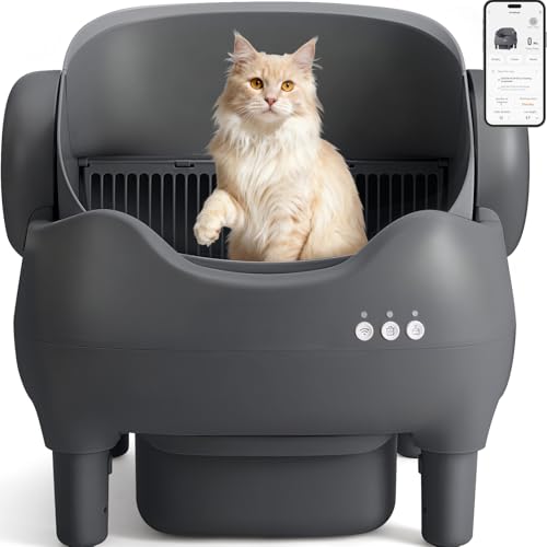 50% Off KITPLUS Self-Cleaning Litter Box with App Control