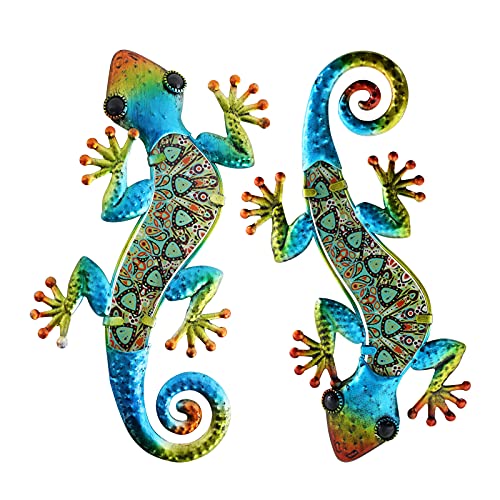 50% Off HONGLAND Metal Gecko Wall Decor Sculpture
