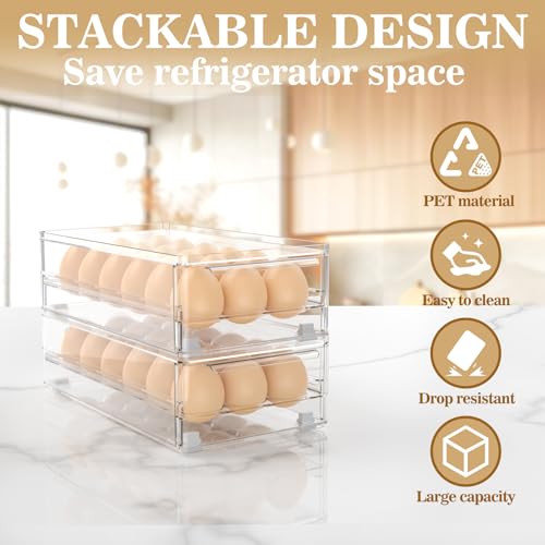 50% Off Acrylic Egg Storage Box for Refrigerator - Image 4