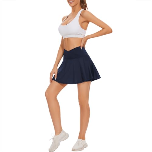 50% Off bpbtti Women's Crossover Tennis Skirt with Pockets - Image 5