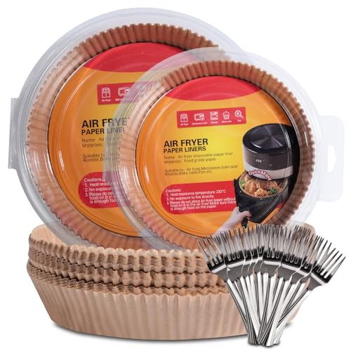 50% Off Air Fryer Liner Paper Set - 100 Count, 2 Sizes