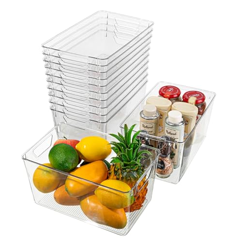 50% Off Attelite 12-Pack Clear Plastic Storage Containers