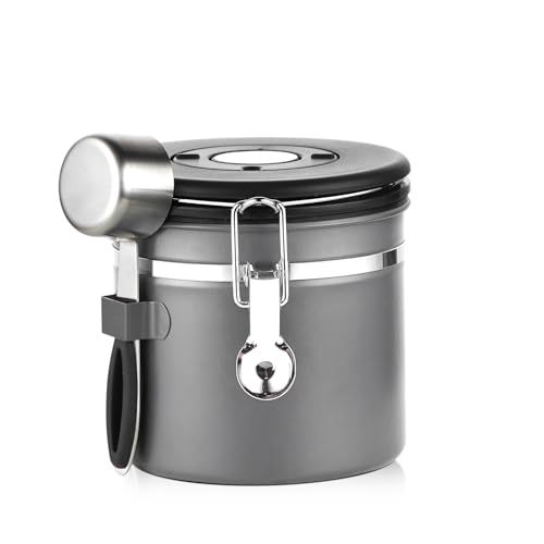 50% Off Stainless Steel Coffee Canister with Date Tracker