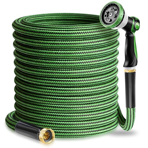 53% Off Durable 50ft Lightweight Garden Hose with Nozzle