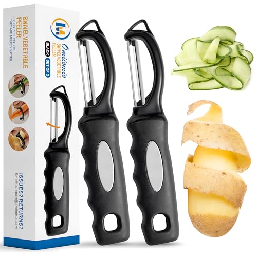 Save 50% on Premium Swivel Vegetable Peeler Set of 2