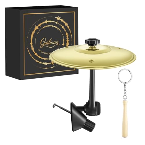 47% Off Mini Car Drum Cymbal Vent Ornament - Fun Music Gift
