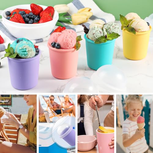 50% Off Webake Reusable Silicone Ice Cream Containers - Image 3