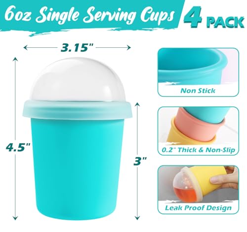 50% Off Webake Reusable Silicone Ice Cream Containers - Image 4