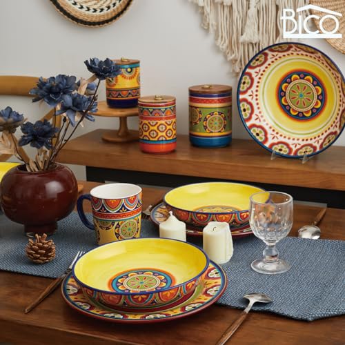 50% Off Bico Tunisian Ceramic Pasta Bowl Set (5-Piece) - Image 5