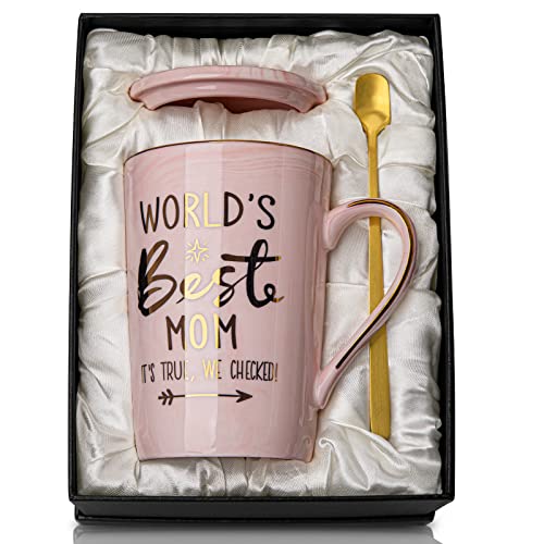 Save 23% on Pink Marble Mom Mug Gift Set with Card