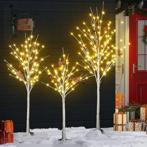 50% Off Lamerge 3-Pack LED Lighted Trees for Holidays