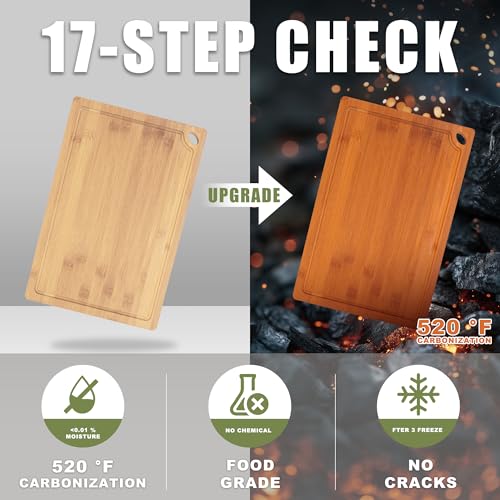 50% Off 3-Piece Organic Bamboo Cutting Board Set - Image 5