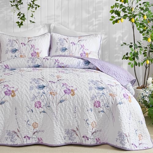 Save 57% on WONGS BEDDING King Size Floral Quilt Set