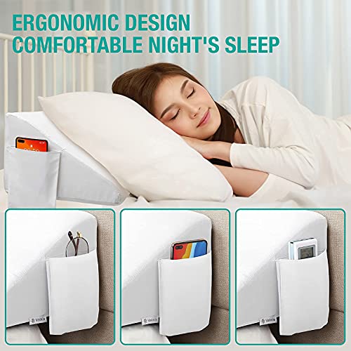 Save on Vekkia Cal King Bed Wedge Pillow Gap Filler - Image 3