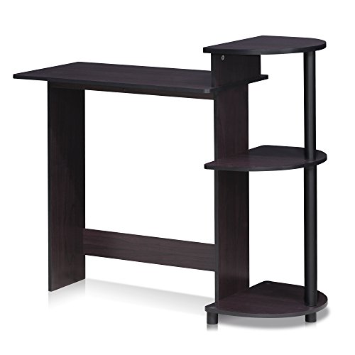 Save 51% on Furinno Compact Gaming Desk with Shelves