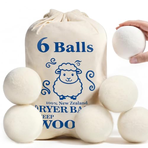 Save 29% on YONSEN Wool Dryer Balls (Pack of 6) - Image 1