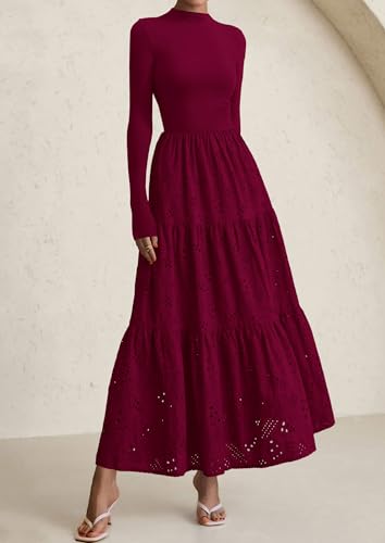 Save 70% on PRETTYGARDEN Women's Elegant Long Sleeve Maxi Dress - Image 2