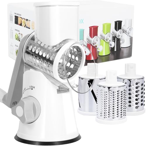 20% Off REDPANT Rotary Cheese Grater with 3 Blades