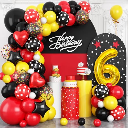Save on 6th Birthday Balloon Arch Kit - Cartoon Party Decorations