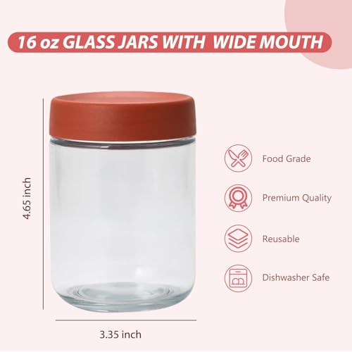 Save 23% on Artcochan 6-Pack Glass Overnight Oats Jars - Image 2