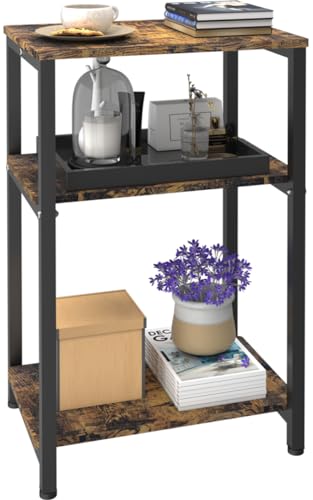 3-Tier Side Table for Small Spaces - Sturdy & Versatile