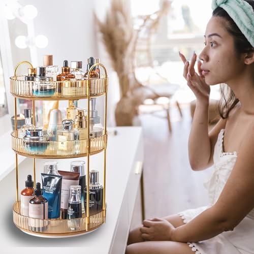 Save $4 on a 3-Tier Rotating Makeup Organizer for Vanity - Image 6
