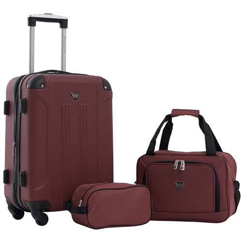 Save 18% on Travelers Club Chicago Hardside Luggage 3-Piece Set