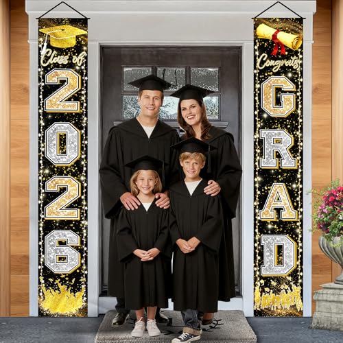 Fecedy Class of 2026 Graduation Banner Decor - $2.99