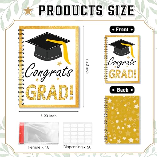 Graduation Gift Card Organizer Book - 7x5 Inch, 20 Pages - Image 2