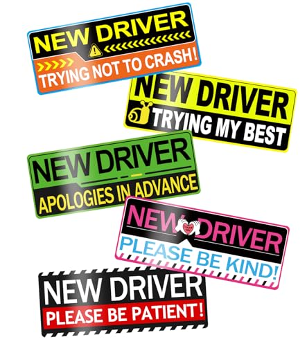 50% Off New Driver Magnet Stickers for Cars - 5-Pack