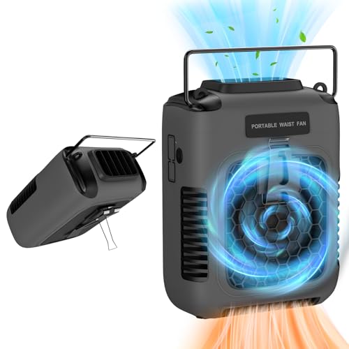 62% Off Deller 8000mAh Portable Personal Fan with LED Light
