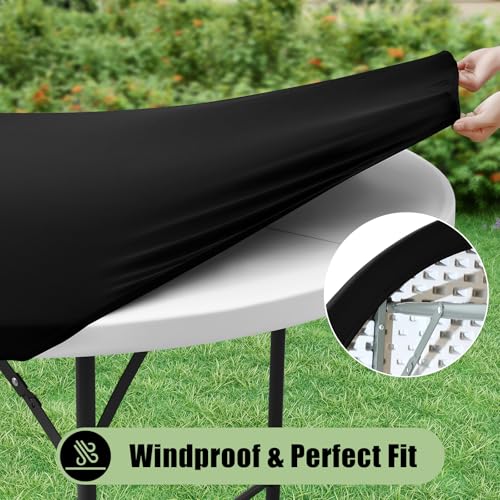 50% Off misaya 2-Pack Stretch Round Tablecloths - Image 4