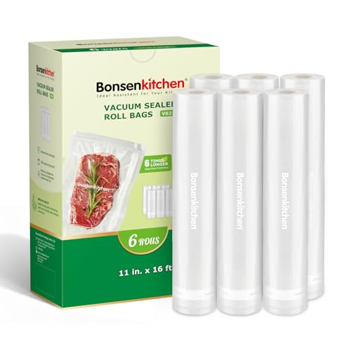 Save 14% on Bonsenkitchen Vacuum Sealer Bags (6 Rolls)