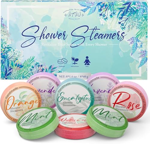 50% Off Aromatherapy Shower Steamers 8-Pack - Use Code OTNLZKLN