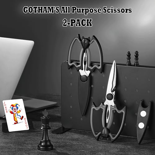 OMDAR Bat Kitchen Scissors 2-Pack with Code JTQJERYT - Image 2