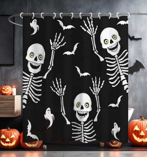 Halloween Shower Curtain for Bathroom - Under $5