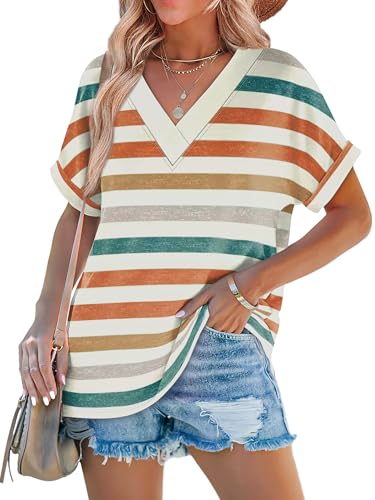 11% Off WIHOLL Women's Summer V-Neck Tops - Image 2