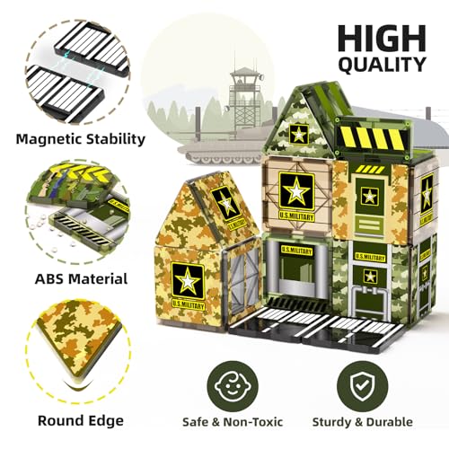 Save 17% on GobiDex Army Magnetic Tiles STEM Building Toys - Image 6