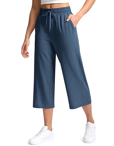 Soothfeel Women's Lightweight Capri Pants with Pockets - $24.99