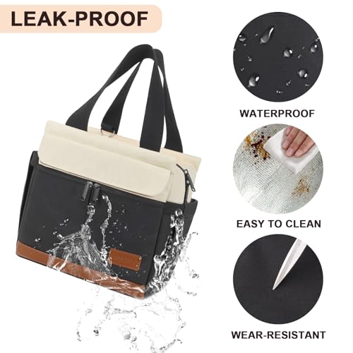 Joymee Large Insulated Lunch Tote Bag - Spacious & Leakproof - Image 5
