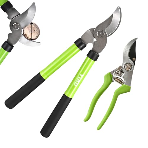 Garden Loppers & Pruners Set with Code O754DGF7