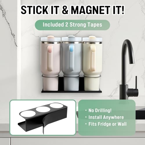 Save 50%: POLRAI Magnetic Cup Holder for Fridge - Image 4
