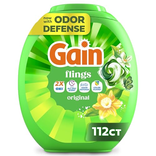 Save on Gain Flings 112-Count Laundry Pods with 4-in-1 Power