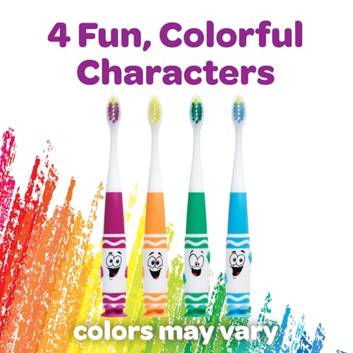 Save 40% on GUM Crayola Kids' Toothbrush 4-Pack - Image 7