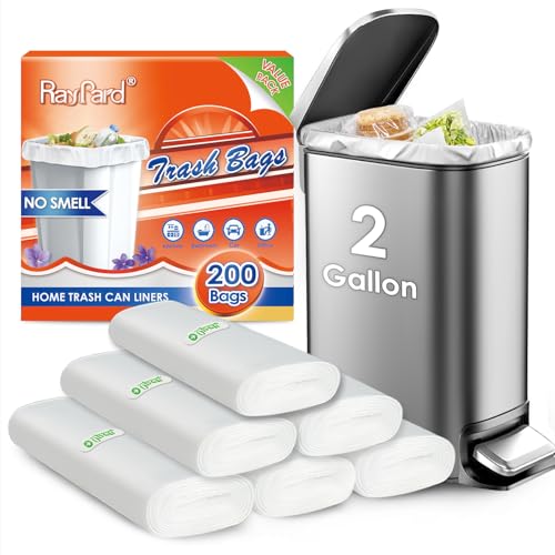 Save 38% on RayPard 200-Count 2 Gallon Small Trash Bags