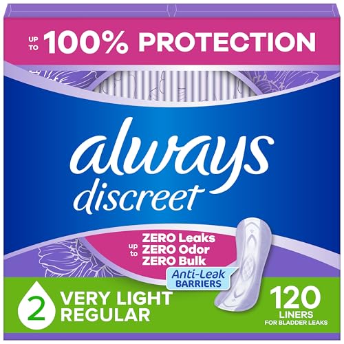 39% Off Always Discreet Incontinence Liners 120ct