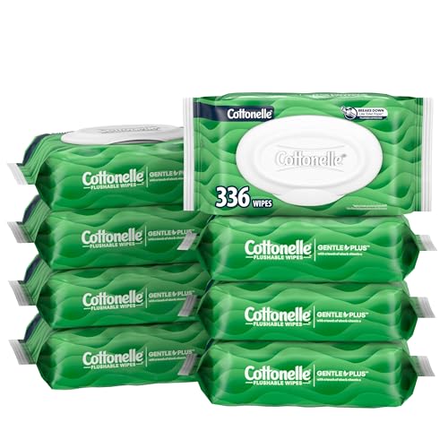 Save 12% on Cottonelle Flushable Wet Wipes (336 Count)