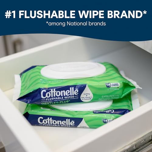 Save 12% on Cottonelle Flushable Wet Wipes (336 Count) - Image 2